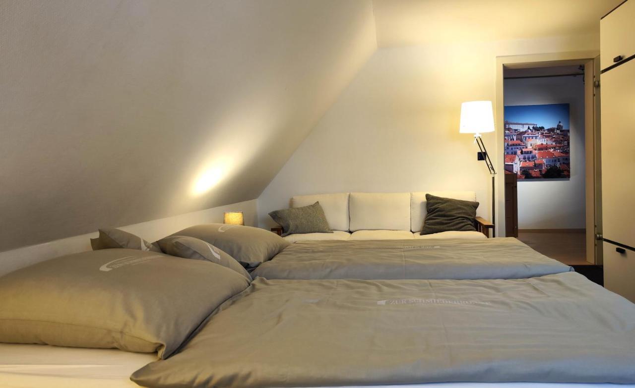 Komfort-Ferienwohnung "Zur Schmiedebruecke" Grossschonau Bagian luar foto